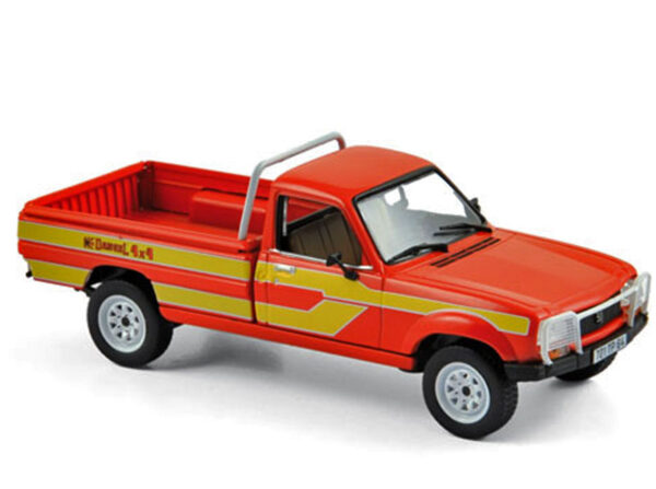 Peugeot 504 Pick-Up 4x4 Dangel 1985 rot 1:43