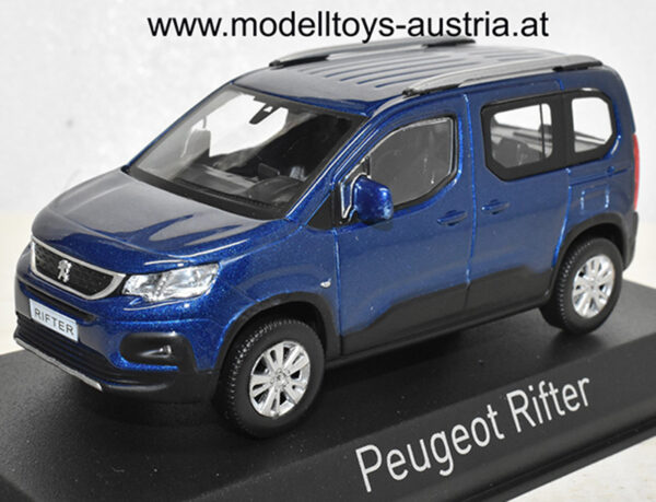 Peugeot Rifter Van 2018 blau 1:43