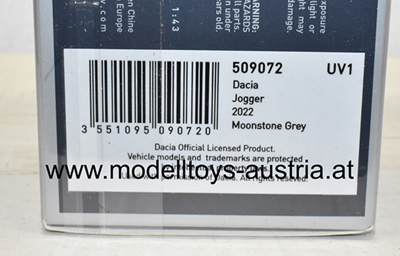 Dacia Jogger Limousine 2022 grau 1:43