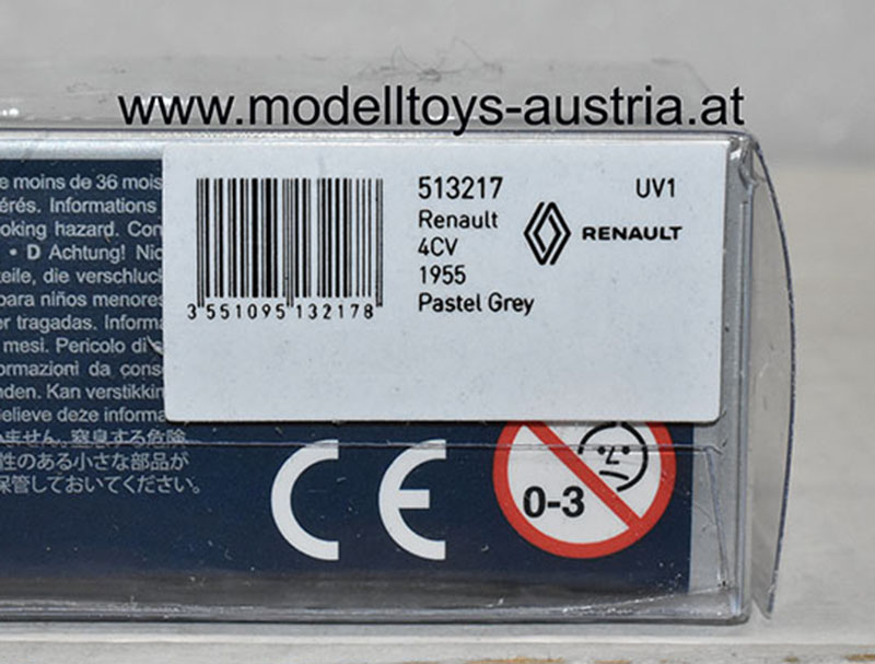 Renault 4CV 4 CV 1955 grau 1:87 HO