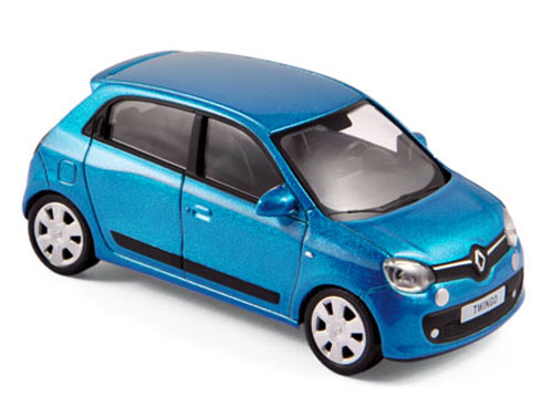Renault Twingo III Limousine 5-türig 2015 blau metallik 1:43