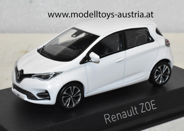Renault ZOE Limousine 2020 weiss 1:43 Elektro Mobilität