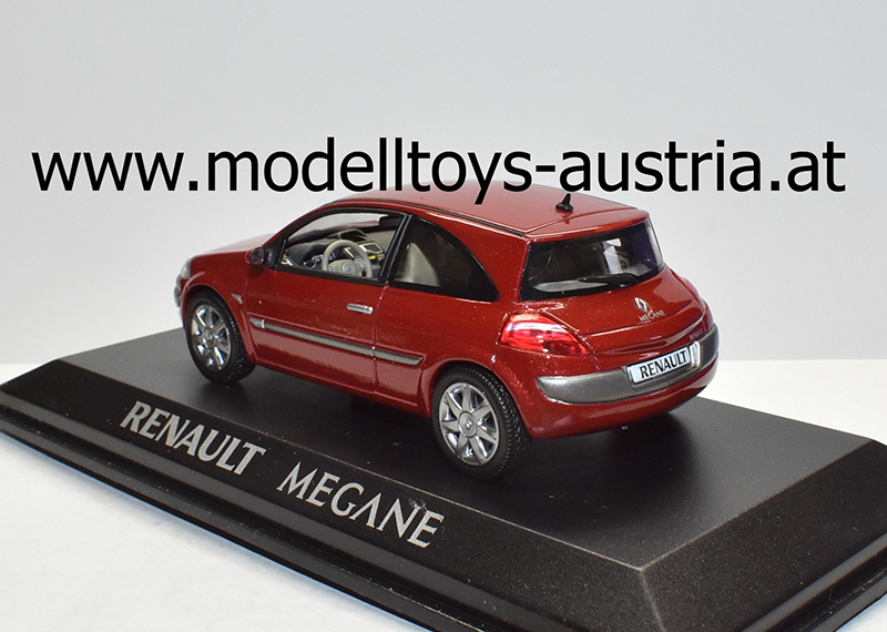 Renault Megane Coupe 2006 rot metallic 1:43