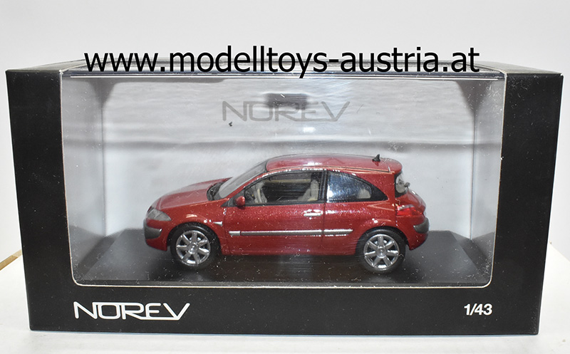 Renault Megane Coupe 2006 rot metallic 1:43