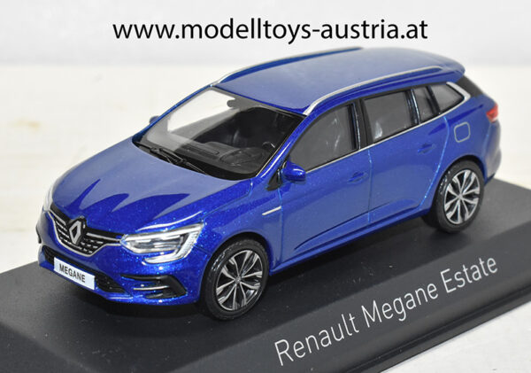 Renault Megane Kombi Estate Break 2020 blau 1:43
