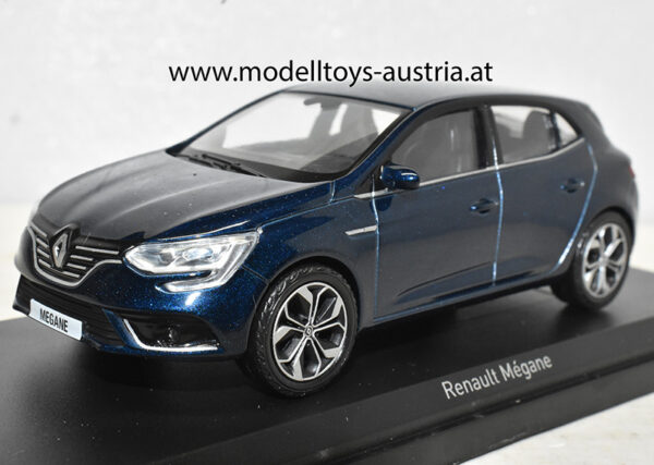 Renault Megane Limousine 5-türig 2015 blau metallik 1:43