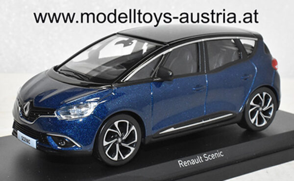 Renault Scenic Limousine 2016 Cosmos blau / schwarz 1:43
