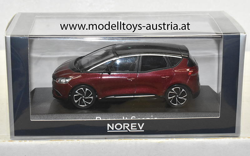Renault Scienic Limousine 2016 dunkel rot / schwarz 1:43