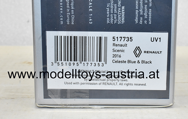 Renault Scenic Limousine 2016 blau 1:43
