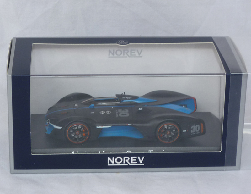 Renault Alpine 2015 Vision Gran Turismo matt schwarz / blau 1:43
