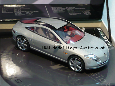 Renault Fluence CONCEPT CAR Autosalon Paris 2004 silber 1:43