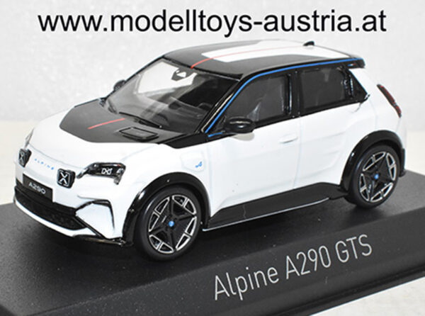 Alpine A290 GTS Limousine 2025 weiss 1:43