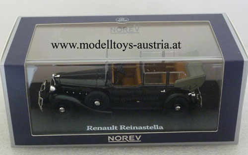 Renault Reinastella Cabrio 1936 Präsident Albert Lebrun 1:43