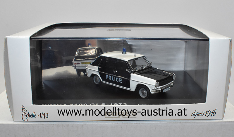 Simca 1100 GLS 1973 POLICE Polizei 1:43