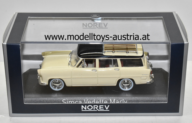 Simca Vedette Marly Kombi 1957 hell gelb / schwarz 1:43