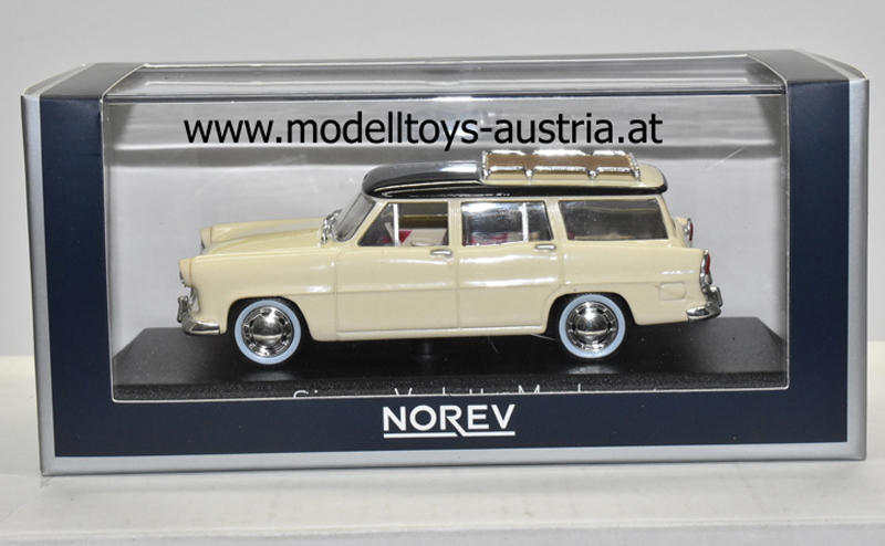 Simca Vedette Marly Kombi 1957 hell gelb / schwarz 1:43