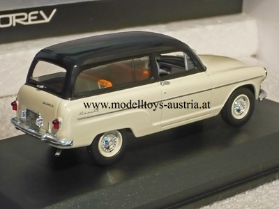 Simca Aronde P60 Kombi 1961 weiss / schwarz 1:43
