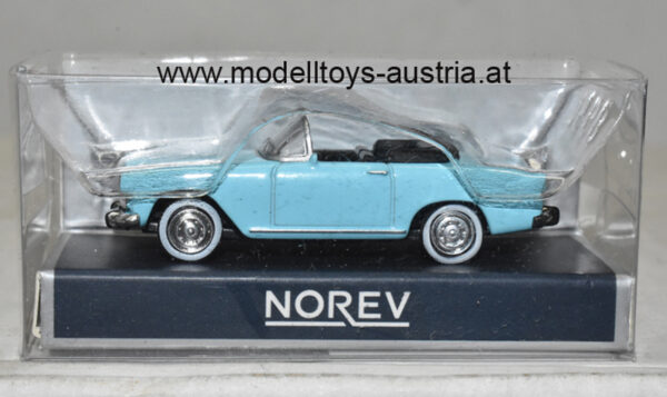 Simca Aronde P60 Oceane Cabrio 1960 Capri Sky blau 1:87 H0