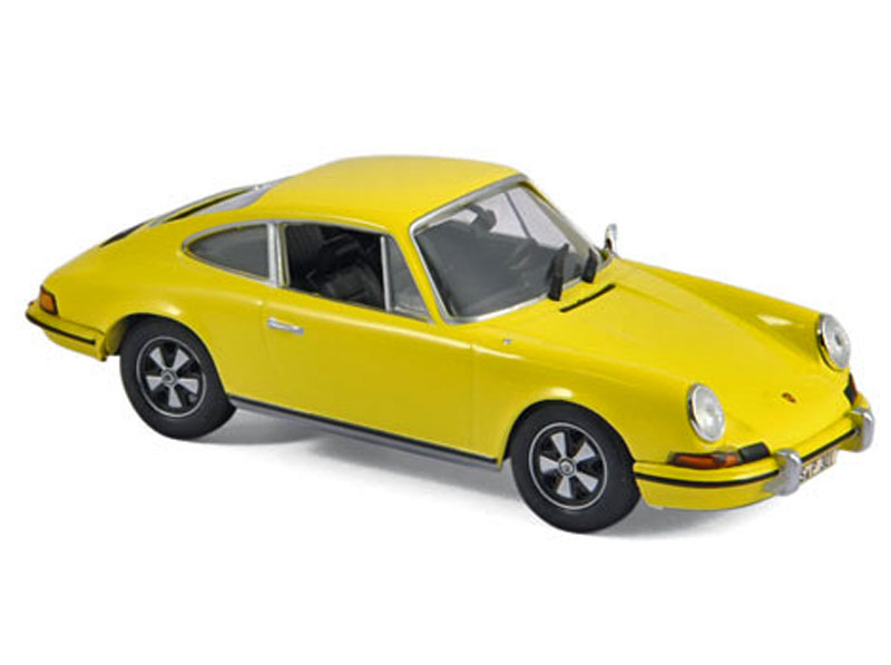 Porsche 911 S Coupe 2.4 1973 gelb 1:43