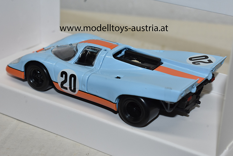 Porsche 917 K Kurzcheck 1973 Gulf blau / orange 1:43