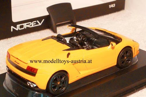 Lamborghini Gallardo Spyder Cabrio LP560-4 2009 gelb 1:43