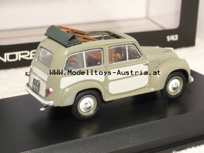 Fiat 500 C Belvedere 1952 grau 1:43
