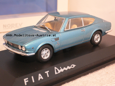 Fiat Dino Coupe 1967 blau metallik 1:43