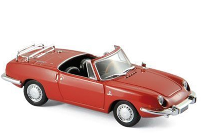 Fiat 850 Spider Cabrio 1968 rot 1:43