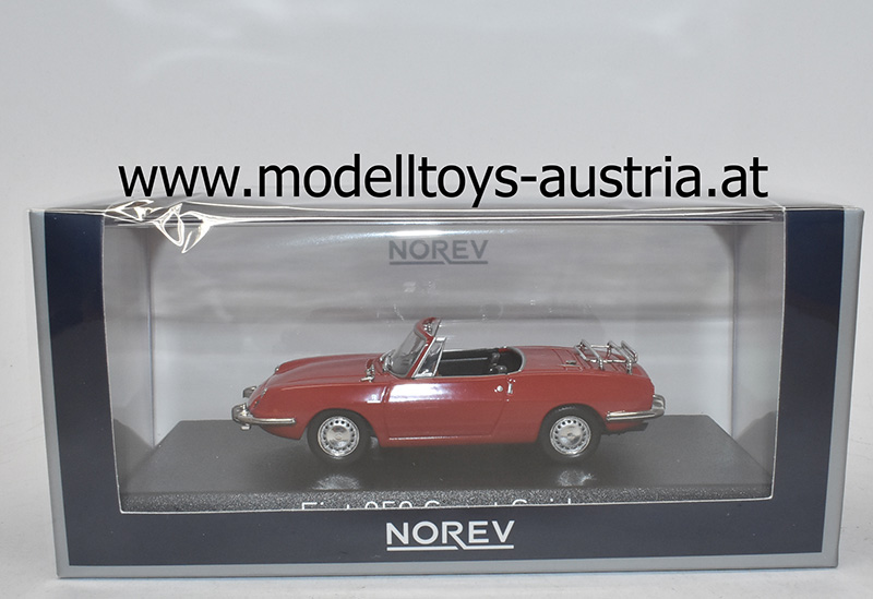 Fiat 850 Spider Cabrio 1968 rot 1:43
