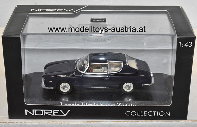 Lancia Flavia Sport Zagato 1962 dunkelblau 1:43