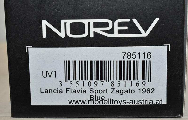 Lancia Flavia Sport Zagato 1962 dunkelblau 1:43