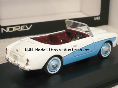Nissan Sports S211 Cabrio 1959 weiss / blau 1:43
