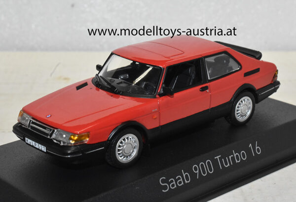 Saab 900 Turbo 16 Coupe 1992 rot 1:43
