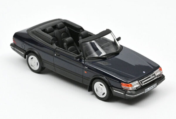 Saab 900 Turbo 16 Cabrio 1992 dunkel blau 1:43