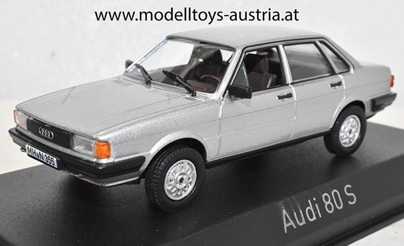 Audi 80 S Limousine 1979 silber 1:43