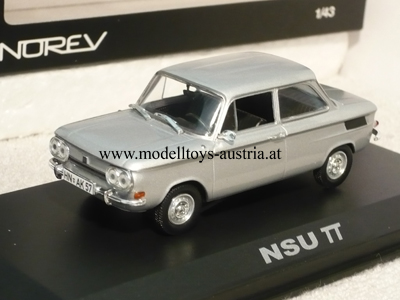 NSU TT 1969 silber metallik 1:43