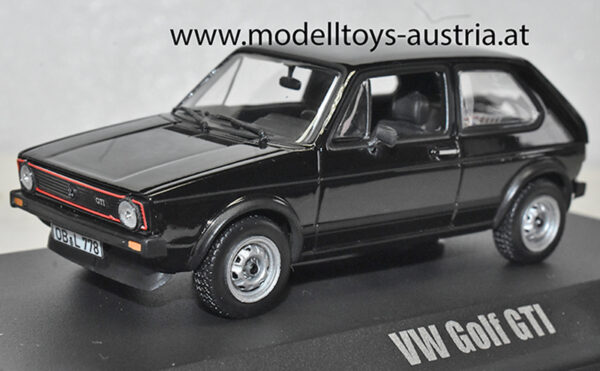 VW Golf I Limousine GTI 2-türig 1976 schwarz 1:43