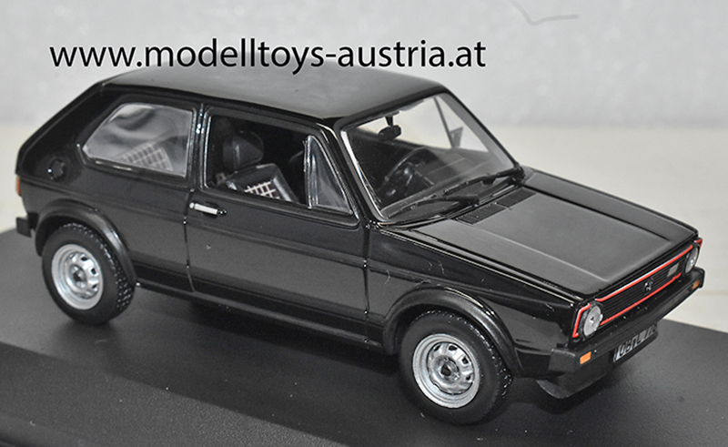 VW Golf I Limousine GTI 2-türig 1976 schwarz 1:43