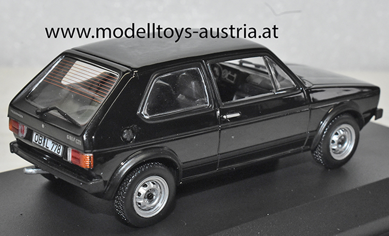 VW Golf I Limousine GTI 2-türig 1976 schwarz 1:43