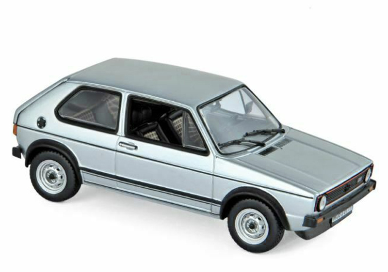 VW Golf I Golf 1 Limousine GTI 2 türig 1976 silber metallik 1:43