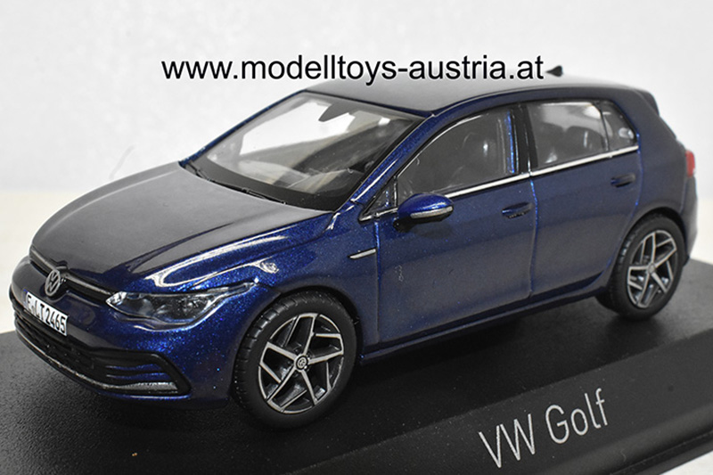 VW Golf VIII Golf 8 Limousine 2020 blau 1:43