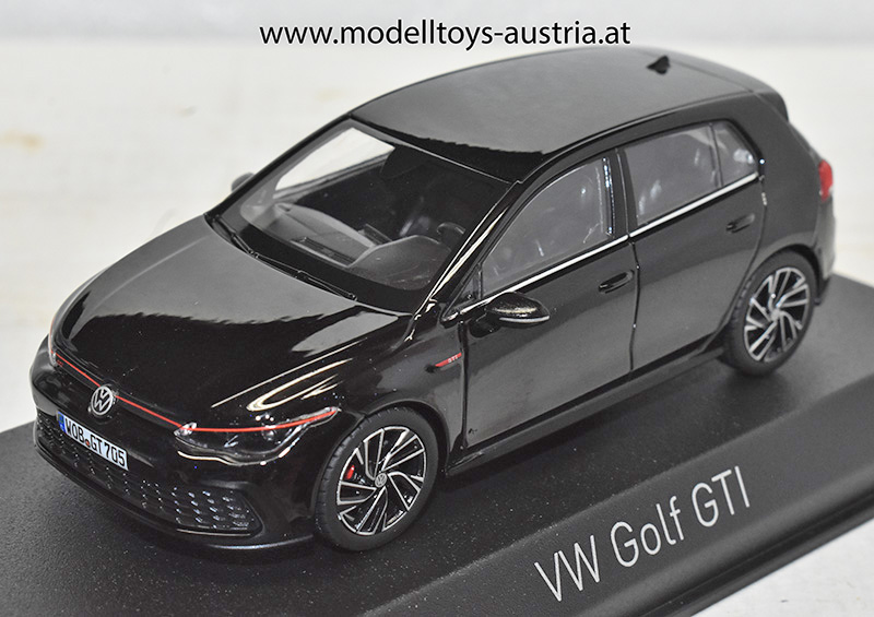 VW Golf VIII Golf 8 Limousine GTI 2020 schwarz metallik 1:43
