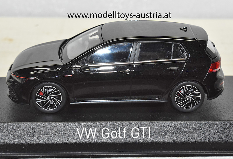 VW Golf VIII Golf 8 Limousine GTI 2020 schwarz metallik 1:43