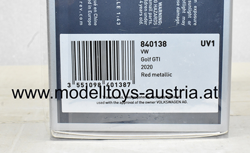VW Golf VIII Golf 8 Limousine GTI 2020 rot 1:43