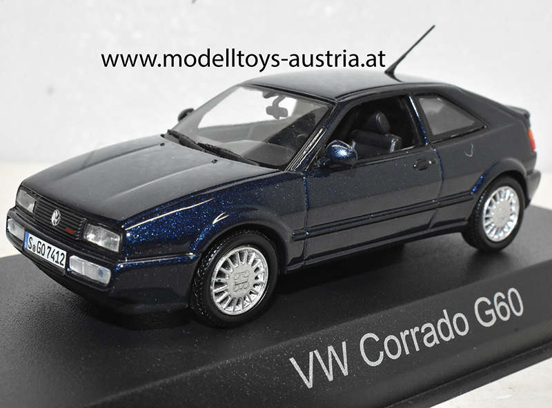 VW Corrado G60 1990 blau metallik 1:43