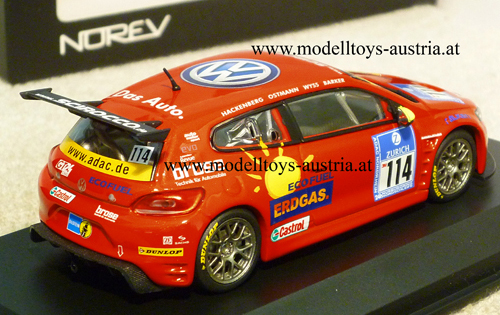 VW Scirocco III GT24 CNG ERDGAS 2009 24 Stunden Nürburgring 1:43