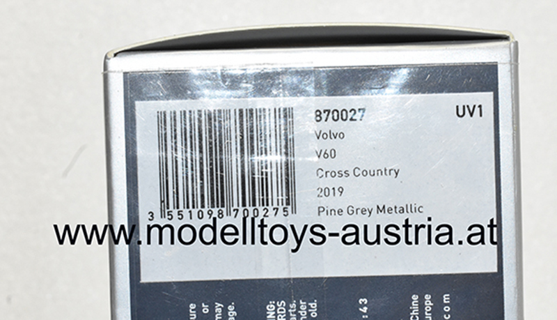 Volvo V60 Break Kombi Cross Country 2019 grau 1:43