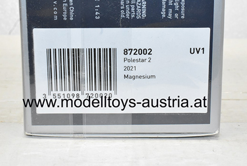 Polestar 2 Limousine 2021 hell grau 1:43