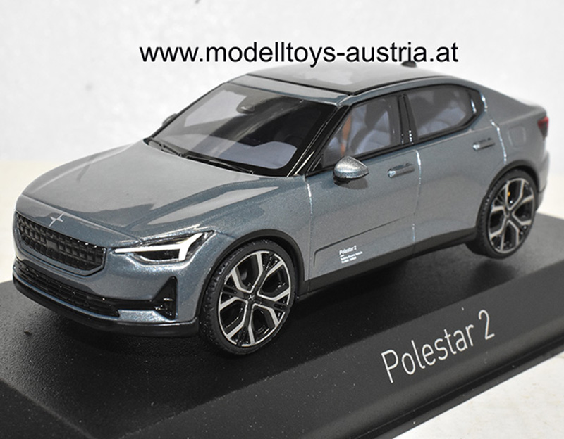 Polestar 2 Limousine 2021 dunkel grau 1:43