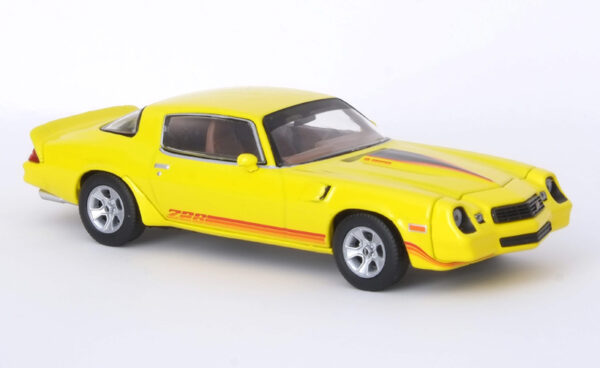 Chevrolet Camaro Z28 1980 gelb metallik mit roten Streifen 1:43